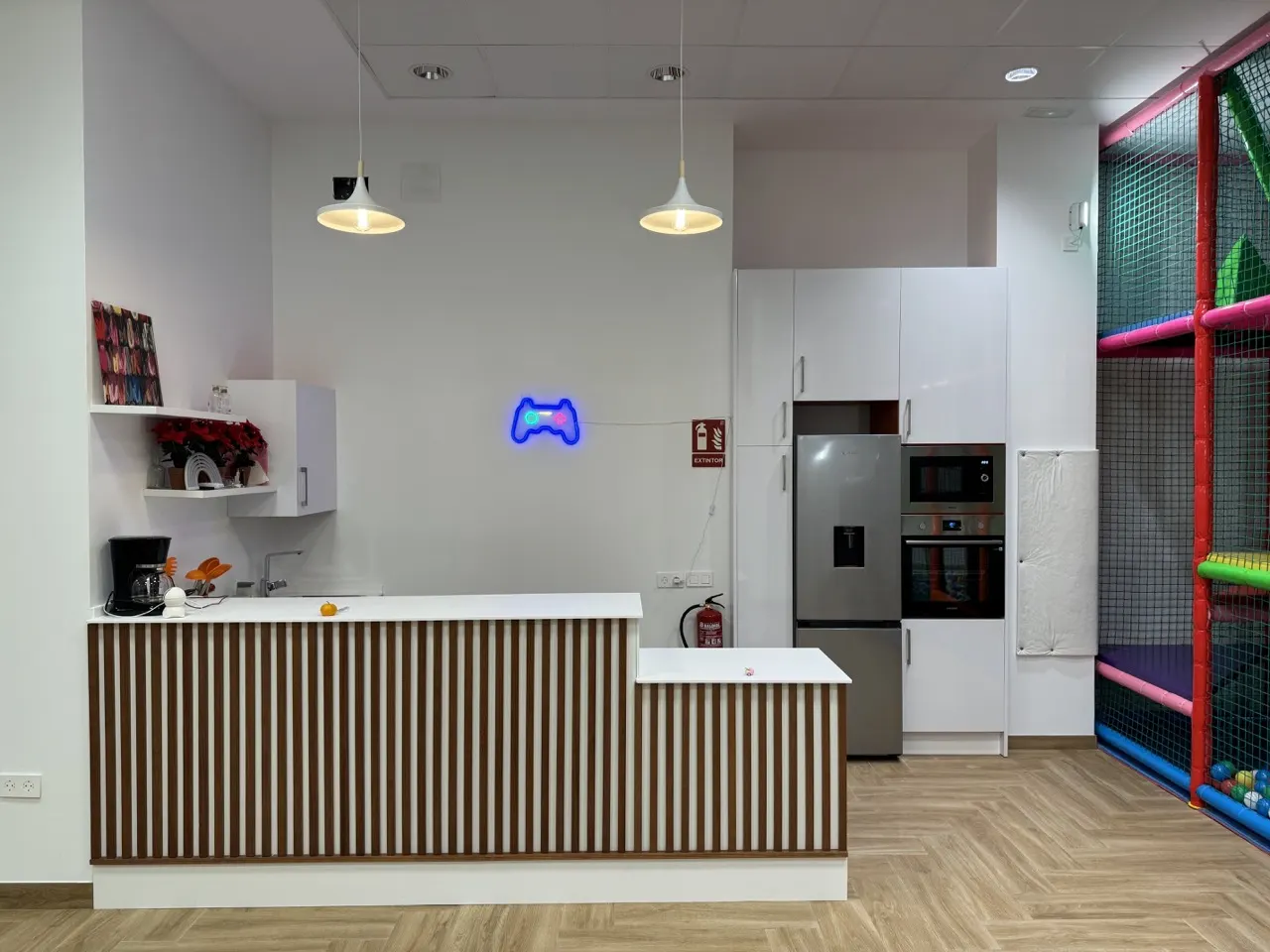 Zona de cocina infantil